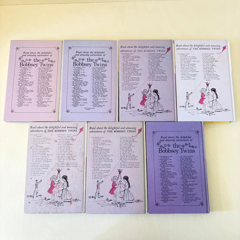 Bobbsey Twins Lot of 37 Book Set Vintage Hardcover Kids Mystery Series Nostalgic